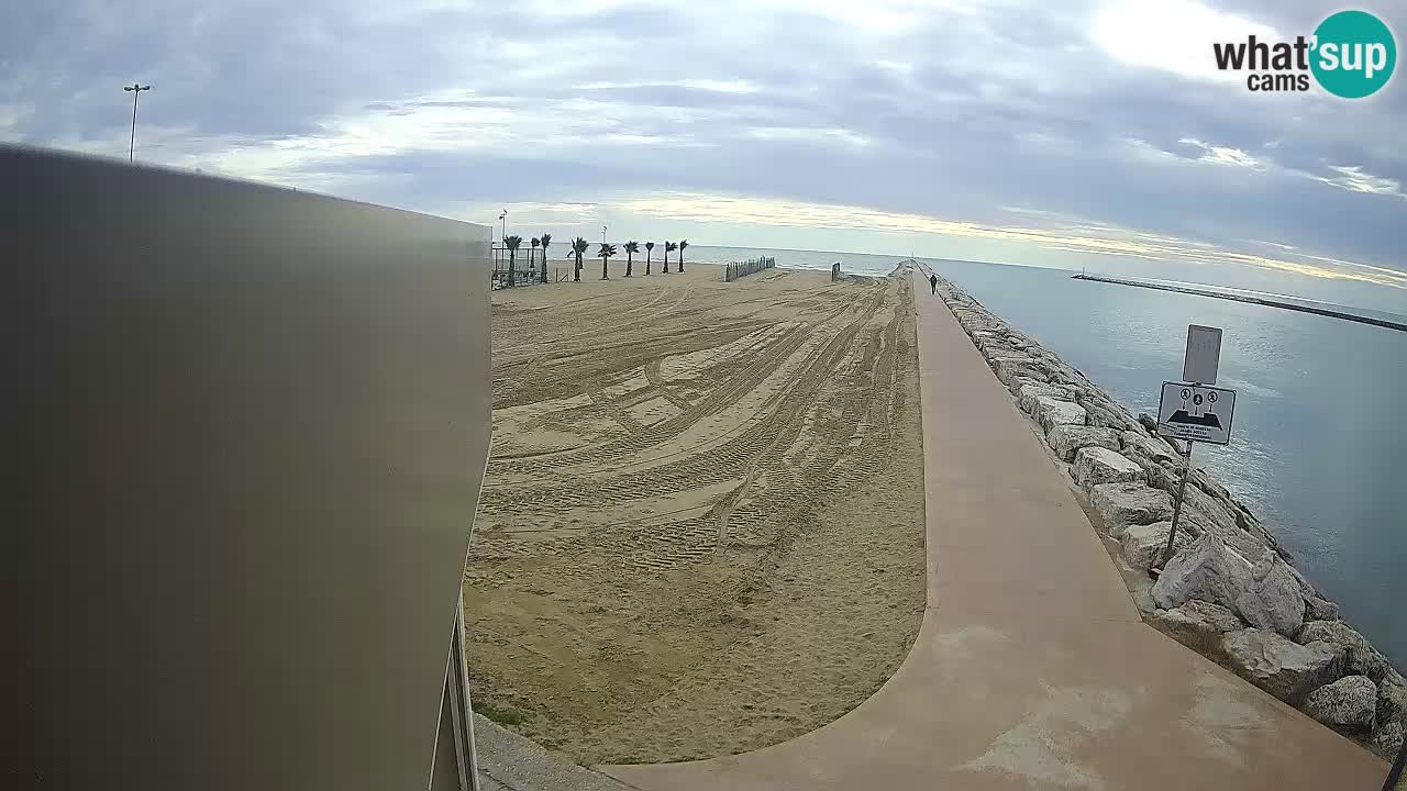 Caorle Pic Nic Ponente strand webcam – kanal Livenza