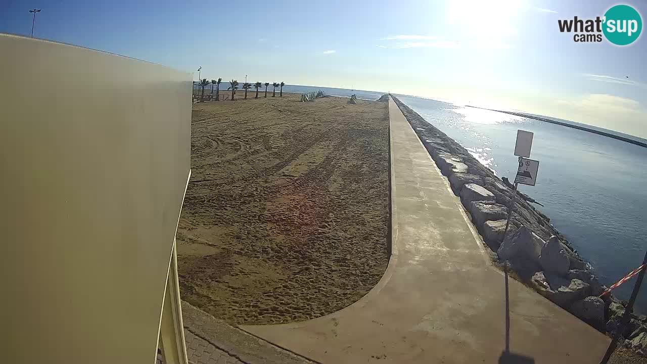 Caorle Pic Nic web cam – spiaggia Ponente – presso la foce del fiume Livenza