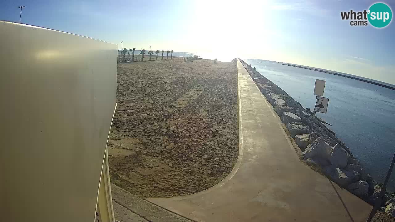 Pic Nic Caorle Web kamera – Plaža Ponente – ob kanalu Livenza