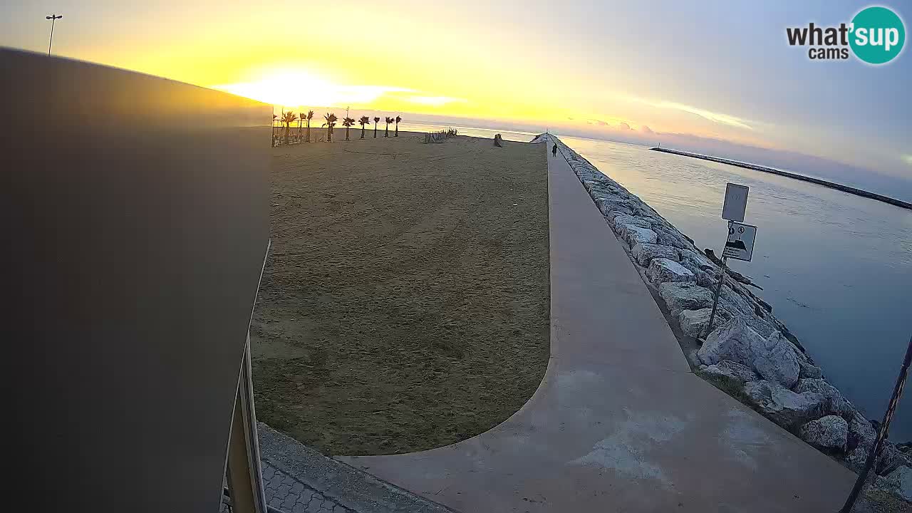 Caorle Pic Nic web cam – spiaggia Ponente – presso la foce del fiume Livenza