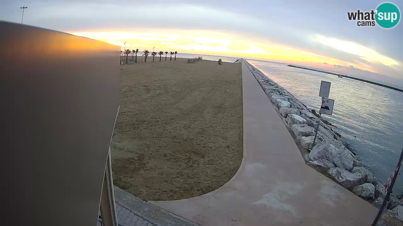 Pic Nic Caorle Web kamera – Plaža Ponente – ob kanalu Livenza