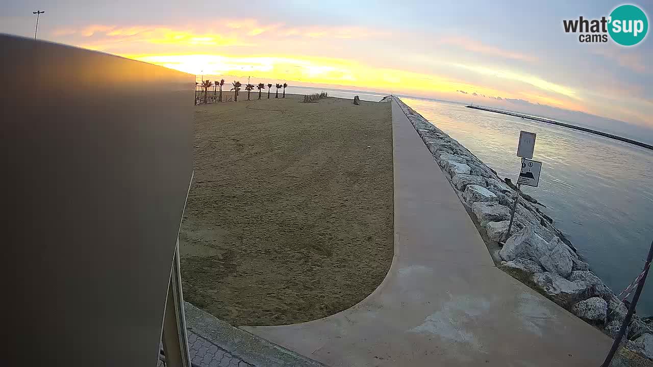 Caorle Pic Nic web cam – spiaggia Ponente – presso la foce del fiume Livenza