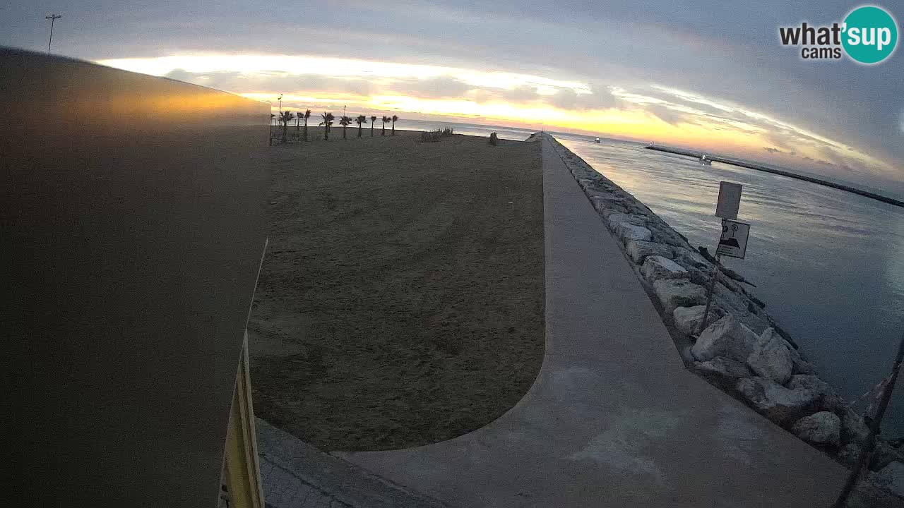 Caorle Pic Nic web cam – spiaggia Ponente – presso la foce del fiume Livenza