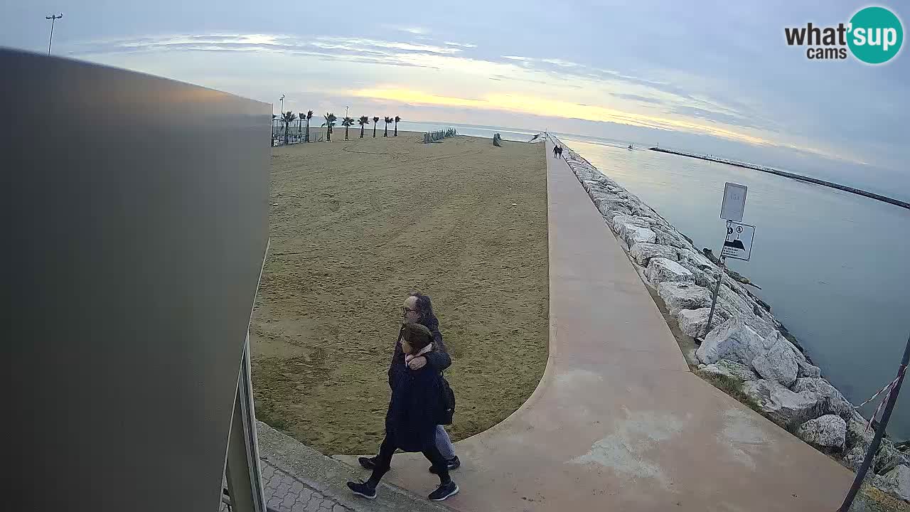 Caorle Pic Nic Ponente strand webcam – kanal Livenza