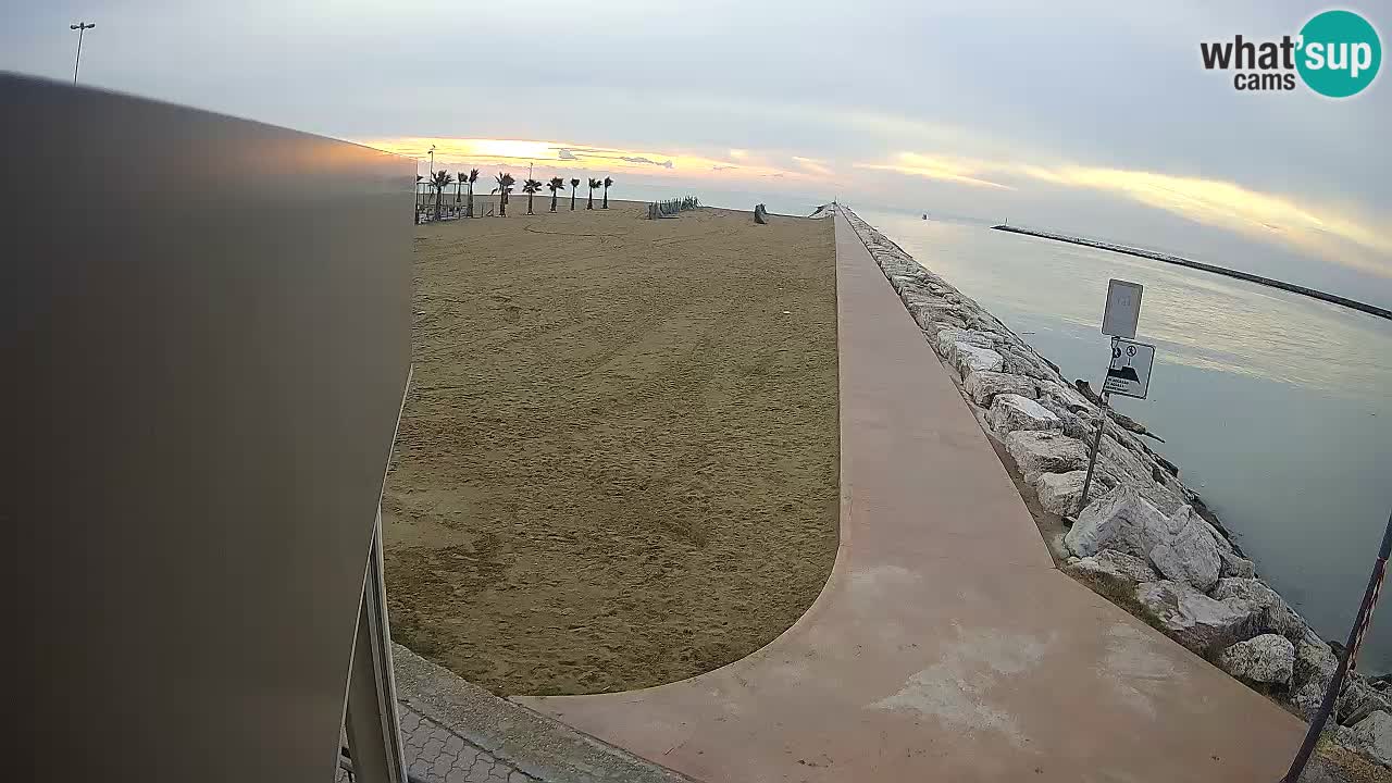 Caorle Pic Nic Ponente strand webcam – kanal Livenza