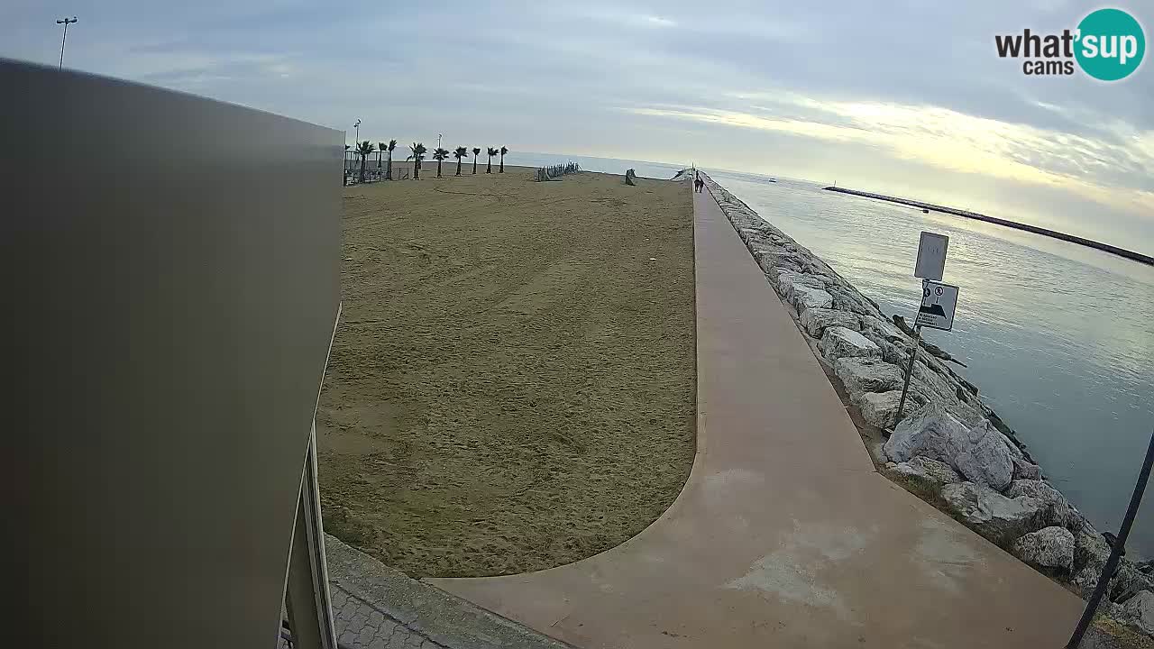 Caorle Pic Nic Ponente strand webcam – kanal Livenza