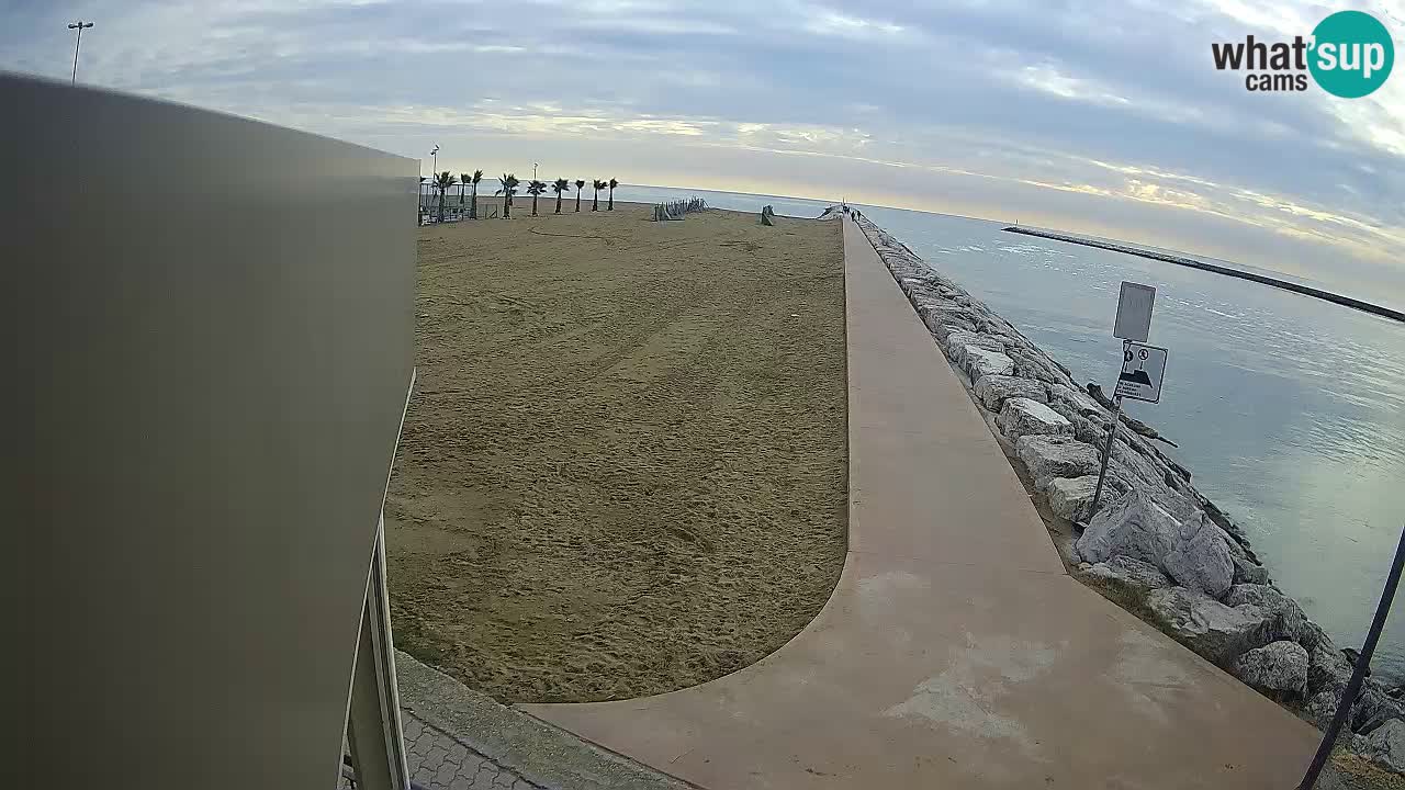 Caorle Pic Nic web cam – spiaggia Ponente – presso la foce del fiume Livenza