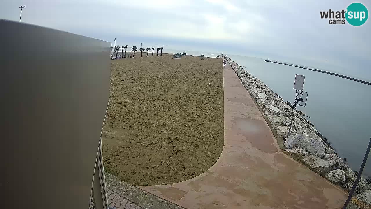 Caorle webcam Pic Nic – plage Ponente – rivière Livenza