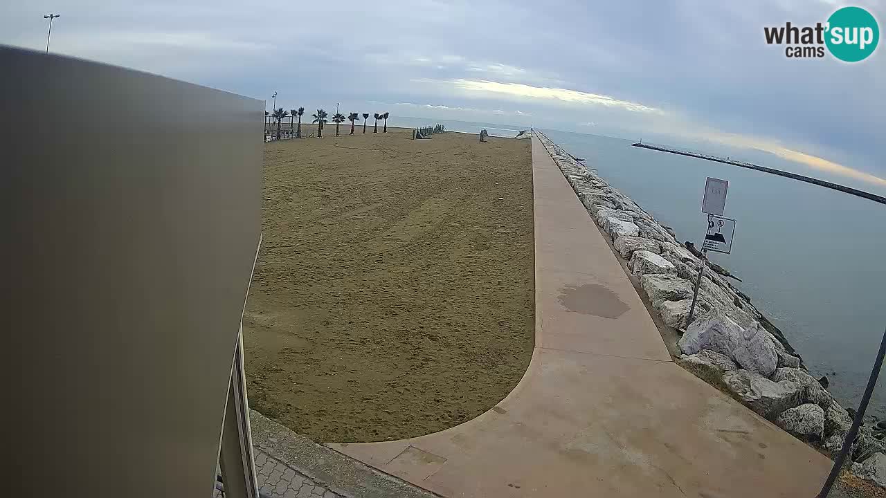 Caorle Pic Nic Ponente strand webcam – kanal Livenza