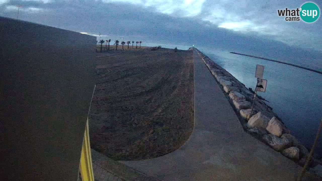 Caorle webcam Pic Nic – plage Ponente – rivière Livenza