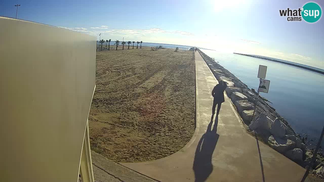 Caorle Pic Nic web cam – spiaggia Ponente – presso la foce del fiume Livenza