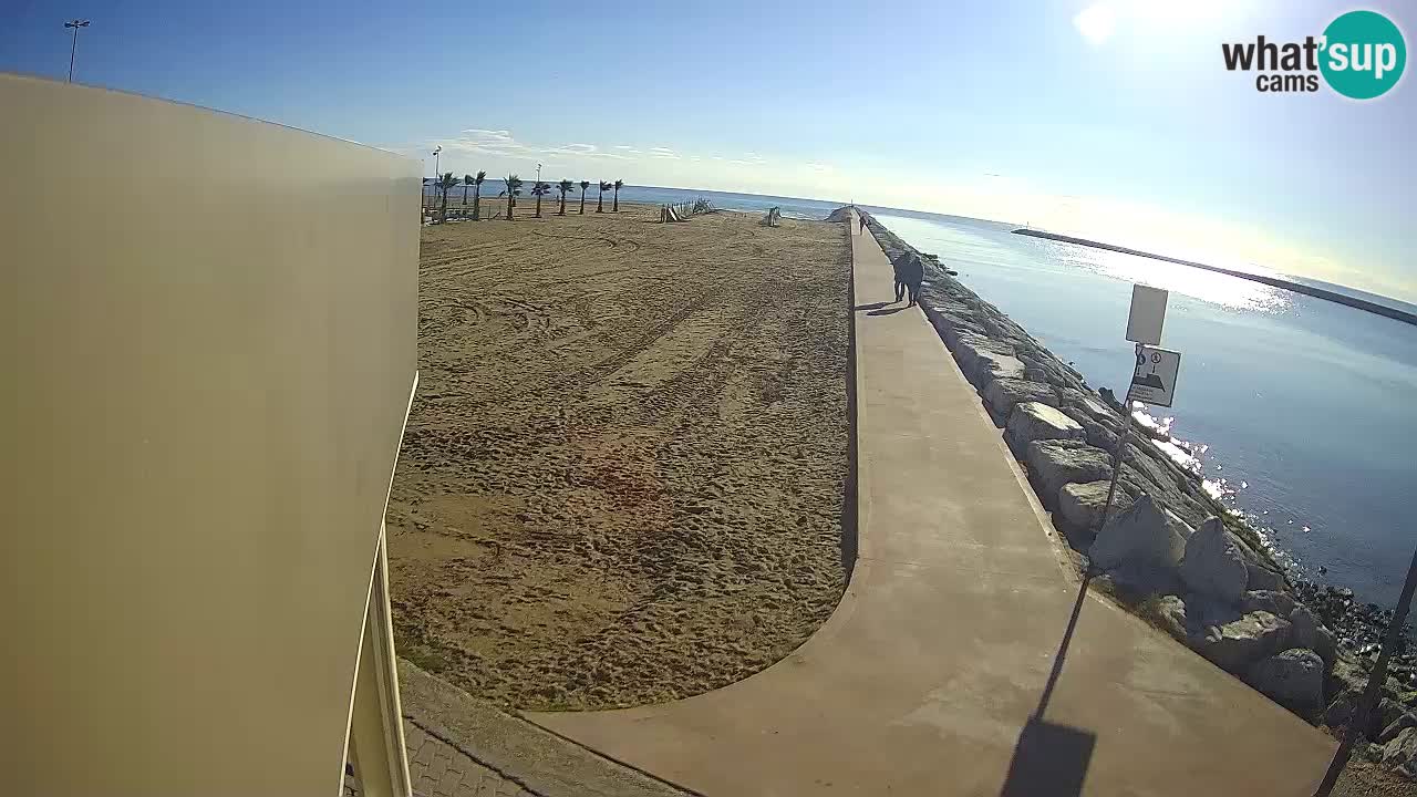 Caorle Pic Nic web cam – spiaggia Ponente – presso la foce del fiume Livenza