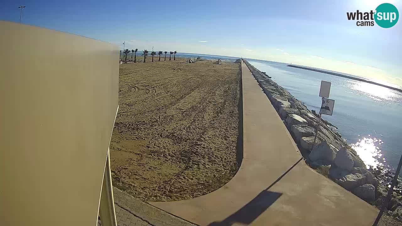 Caorle Pic Nic web cam – spiaggia Ponente – presso la foce del fiume Livenza