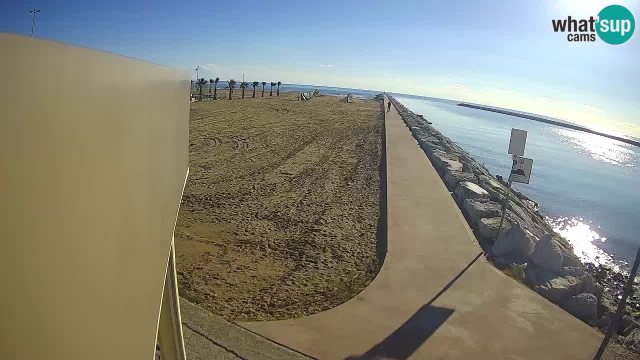 Caorle Pic Nic web cam – spiaggia Ponente – presso la foce del fiume Livenza