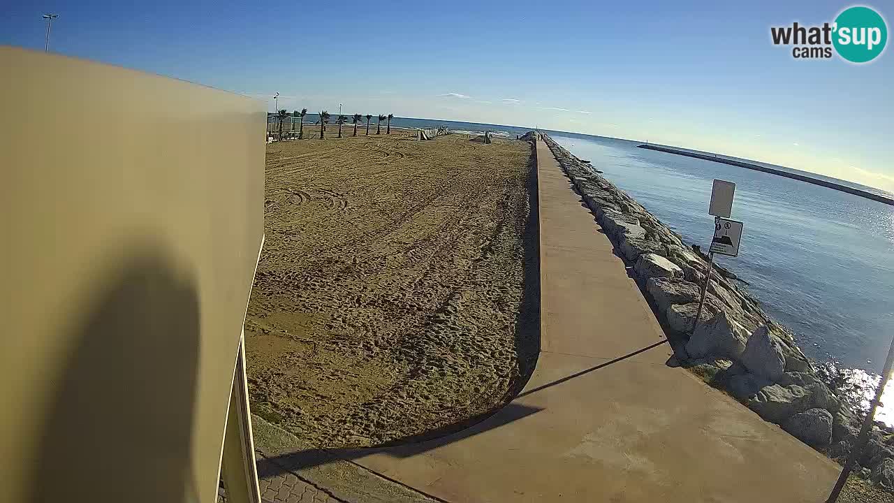 Pic Nic Caorle Web kamera – Plaža Ponente – ob kanalu Livenza