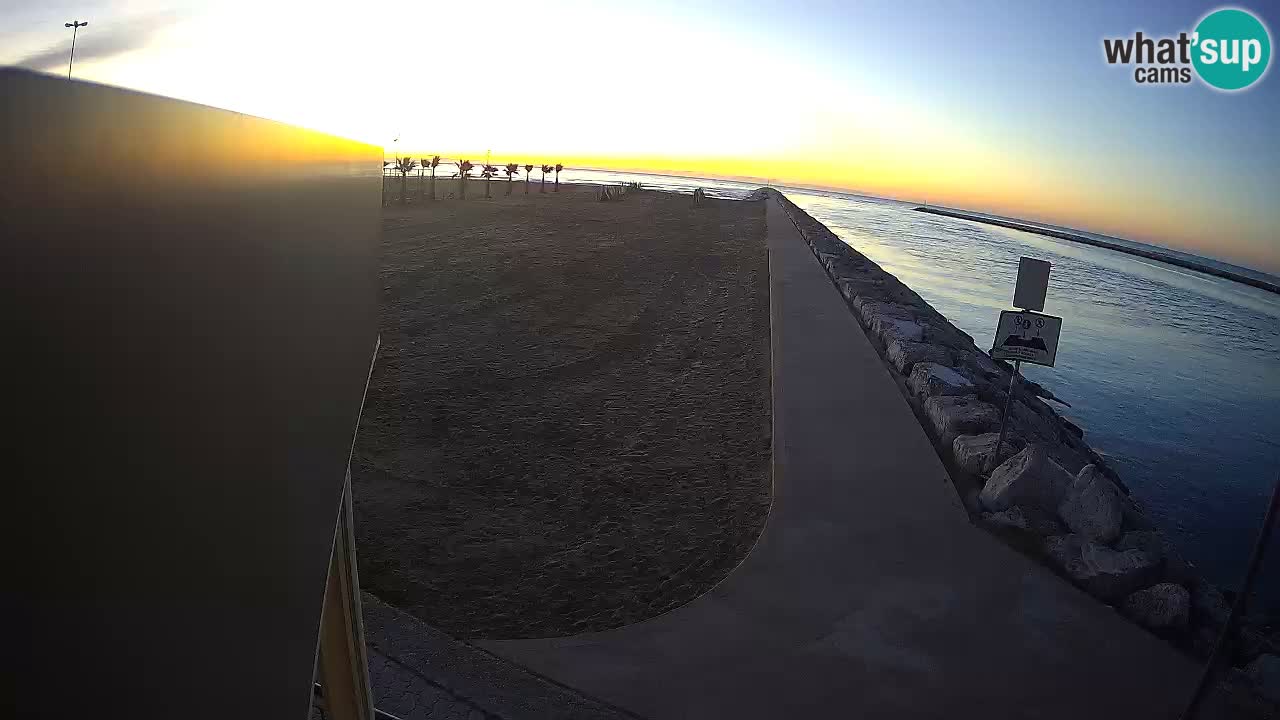 Pic Nic Caorle Web kamera – Plaža Ponente – ob kanalu Livenza