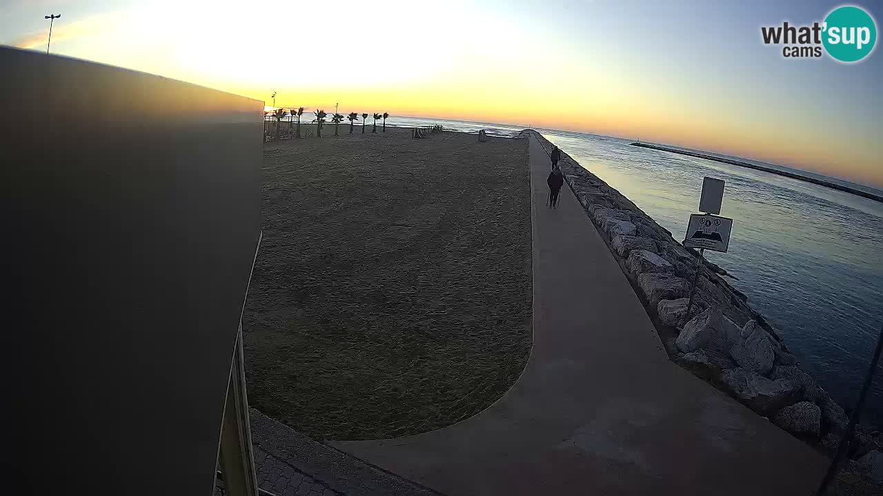 Caorle Pic Nic web cam – spiaggia Ponente – presso la foce del fiume Livenza