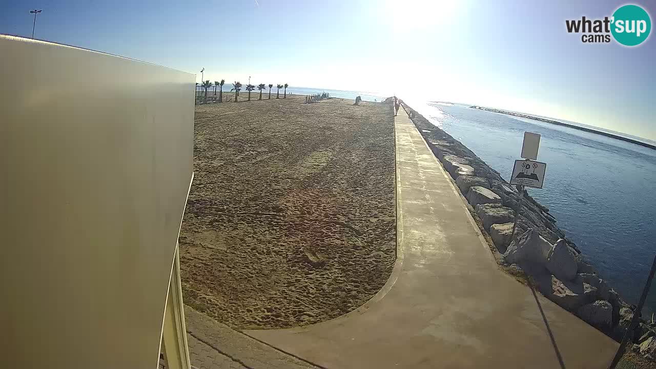 Caorle Pic Nic web cam – spiaggia Ponente – presso la foce del fiume Livenza