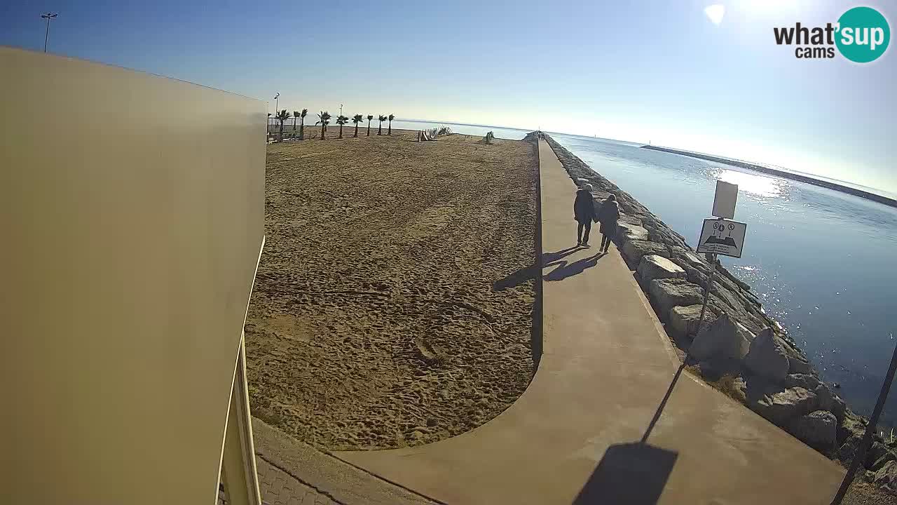 Caorle Pic Nic web cam – spiaggia Ponente – presso la foce del fiume Livenza