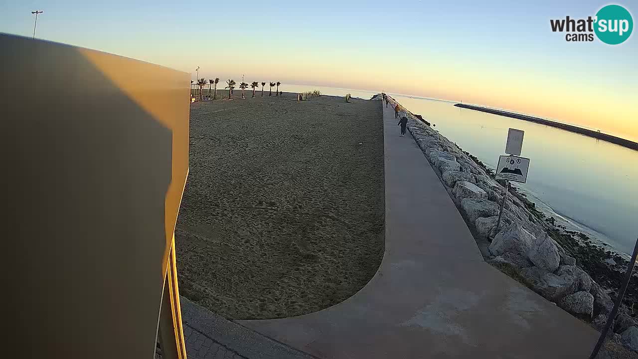 Caorle Pic Nic web cam – spiaggia Ponente – presso la foce del fiume Livenza