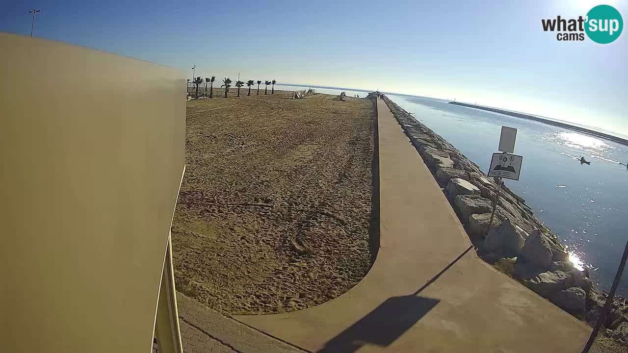 Caorle Pic Nic Ponente strand webcam – kanal Livenza