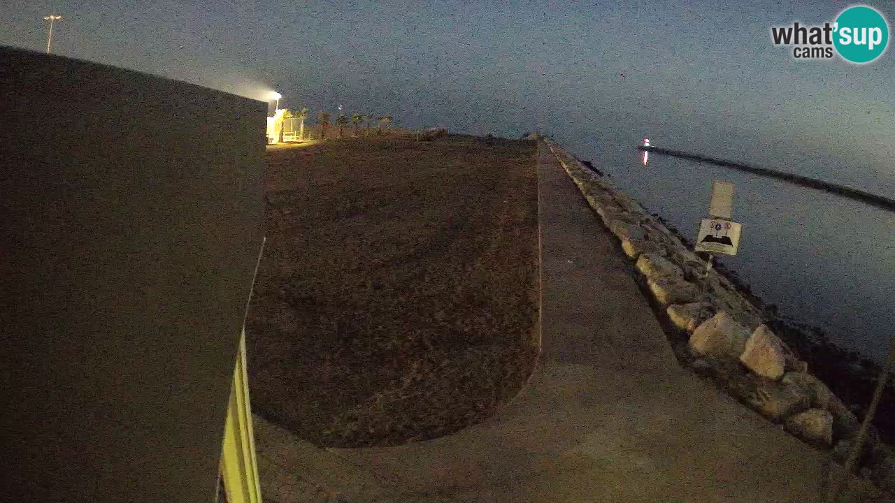 Caorle webcam Pic Nic – plage Ponente – rivière Livenza