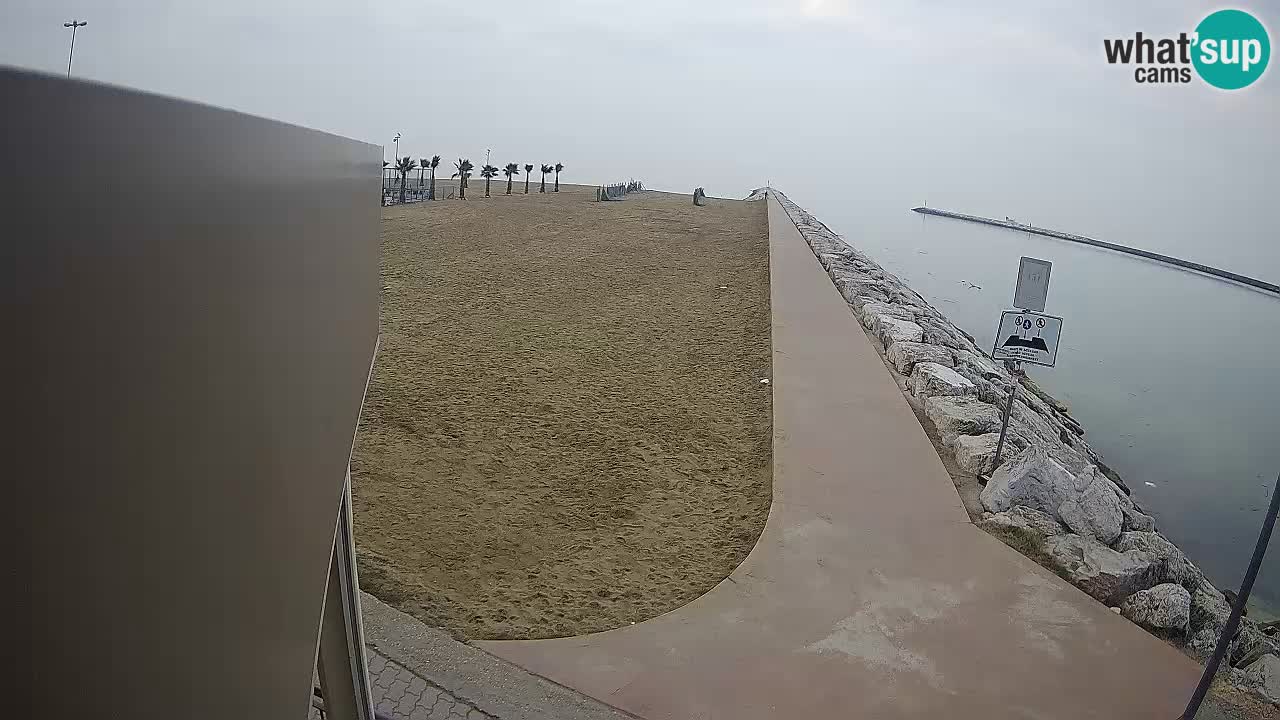 Caorle Pic Nic Ponente strand webcam – kanal Livenza