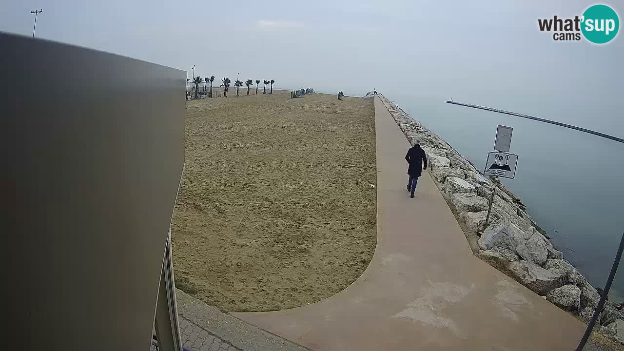 Caorle Pic Nic Ponente strand webcam – kanal Livenza