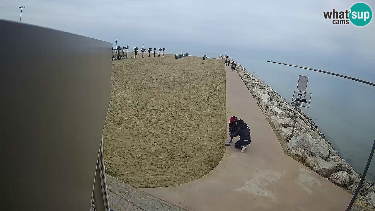 Caorle Pic Nic web cam – spiaggia Ponente – presso la foce del fiume Livenza