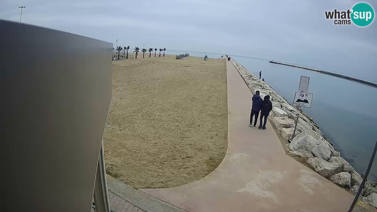 Caorle Pic Nic web cam – spiaggia Ponente – presso la foce del fiume Livenza