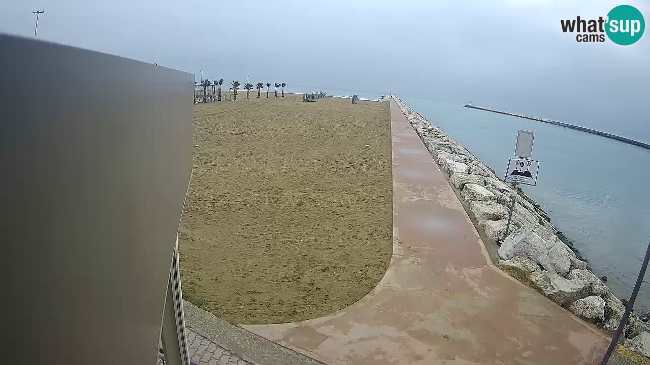 Caorle webcam Pic Nic – plage Ponente – rivière Livenza