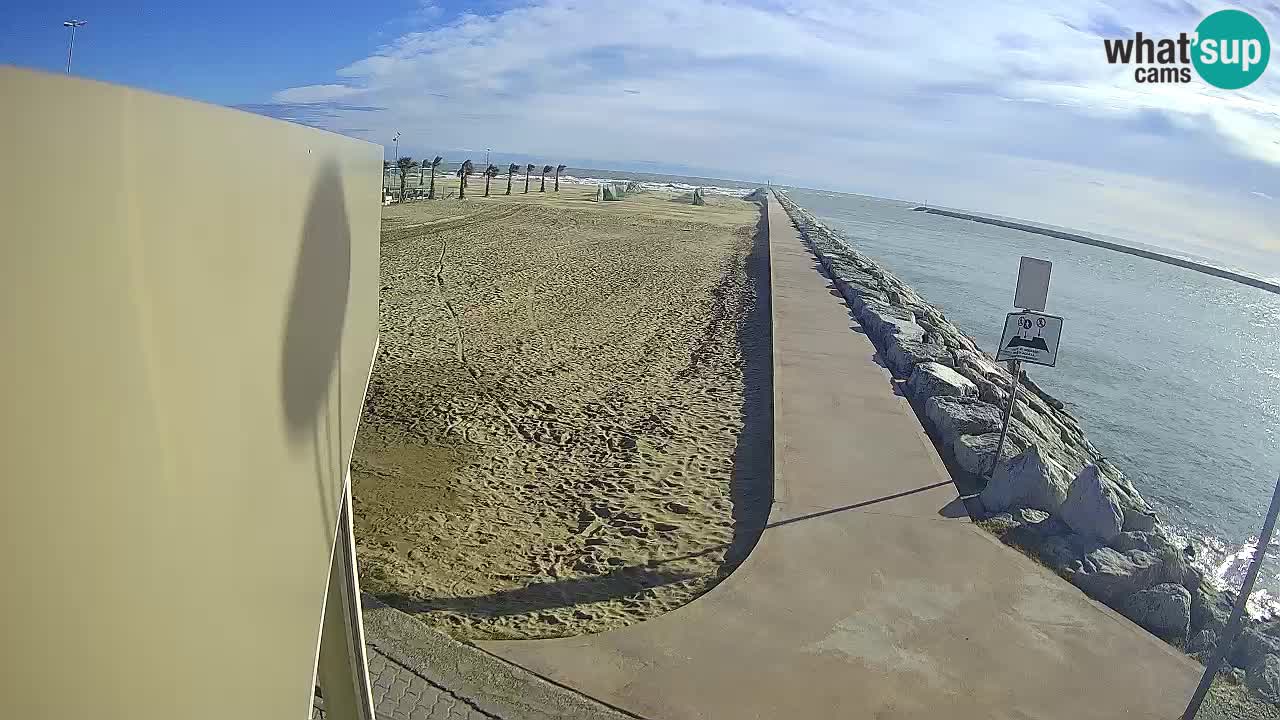 Pic Nic Caorle Web kamera – Plaža Ponente – ob kanalu Livenza