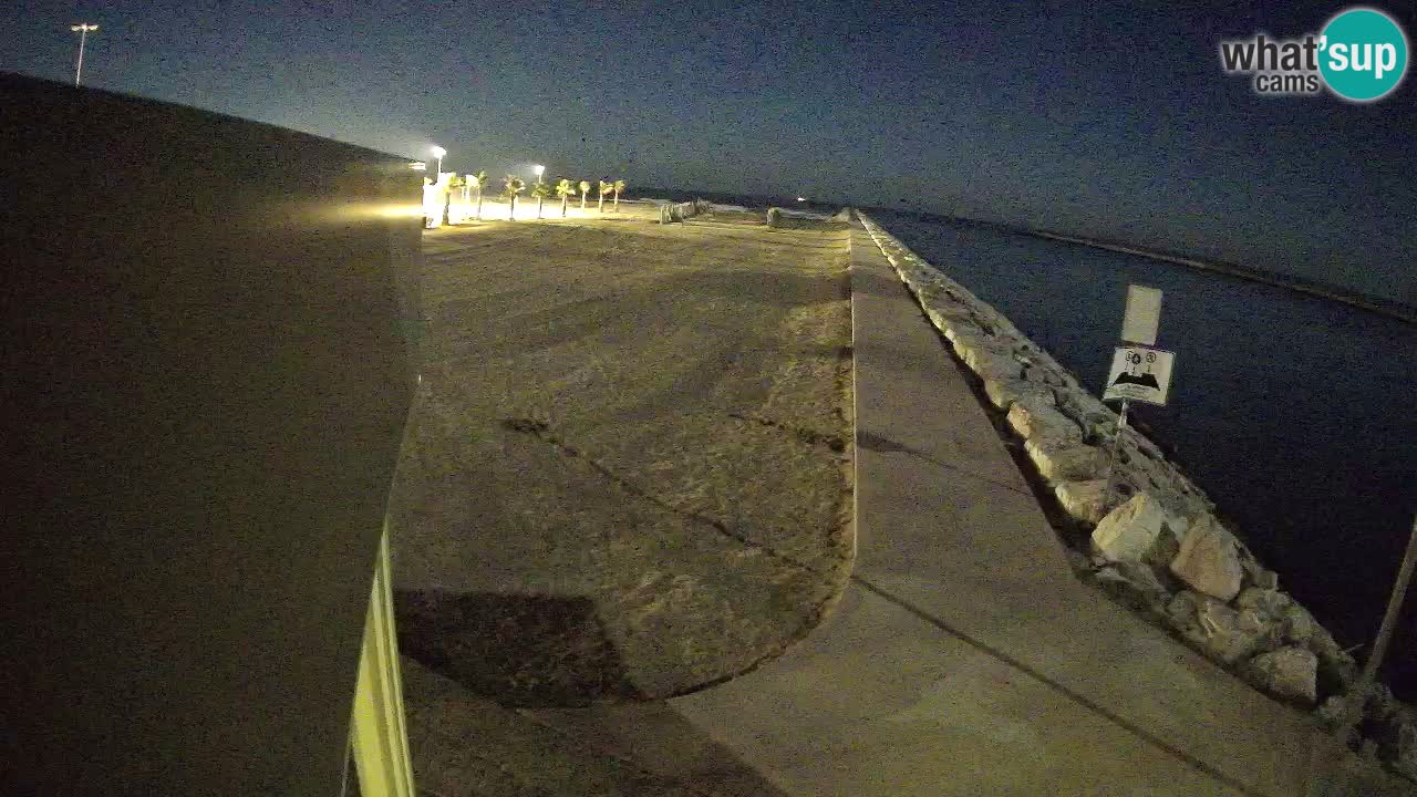 Caorle Pic Nic Ponente strand webcam – kanal Livenza