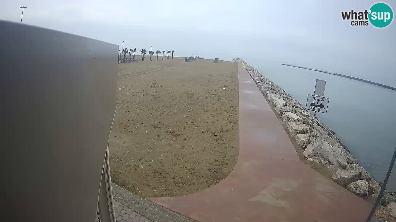 Caorle Pic Nic web cam – spiaggia Ponente – presso la foce del fiume Livenza