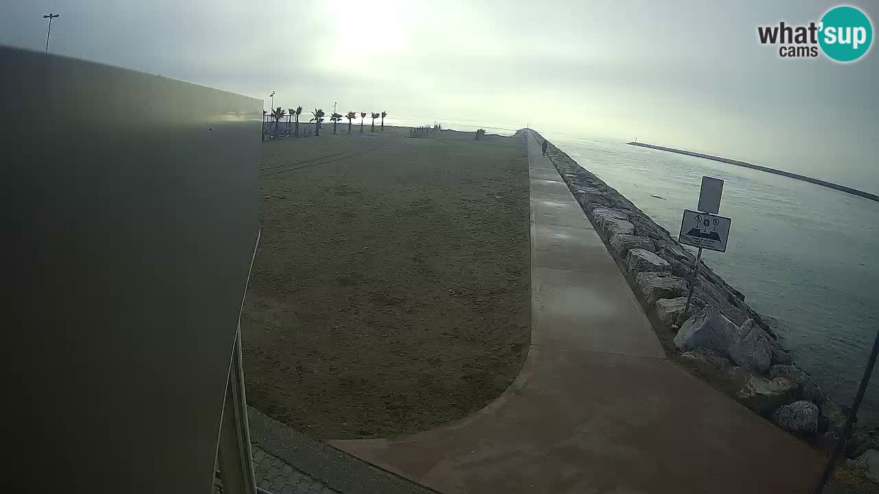 Caorle Pic Nic web cam – spiaggia Ponente – presso la foce del fiume Livenza