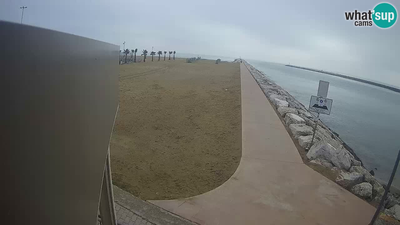 Caorle Pic Nic Ponente strand webcam – kanal Livenza