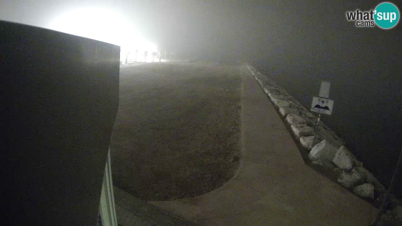 Caorle webcam Pic Nic – plage Ponente – rivière Livenza