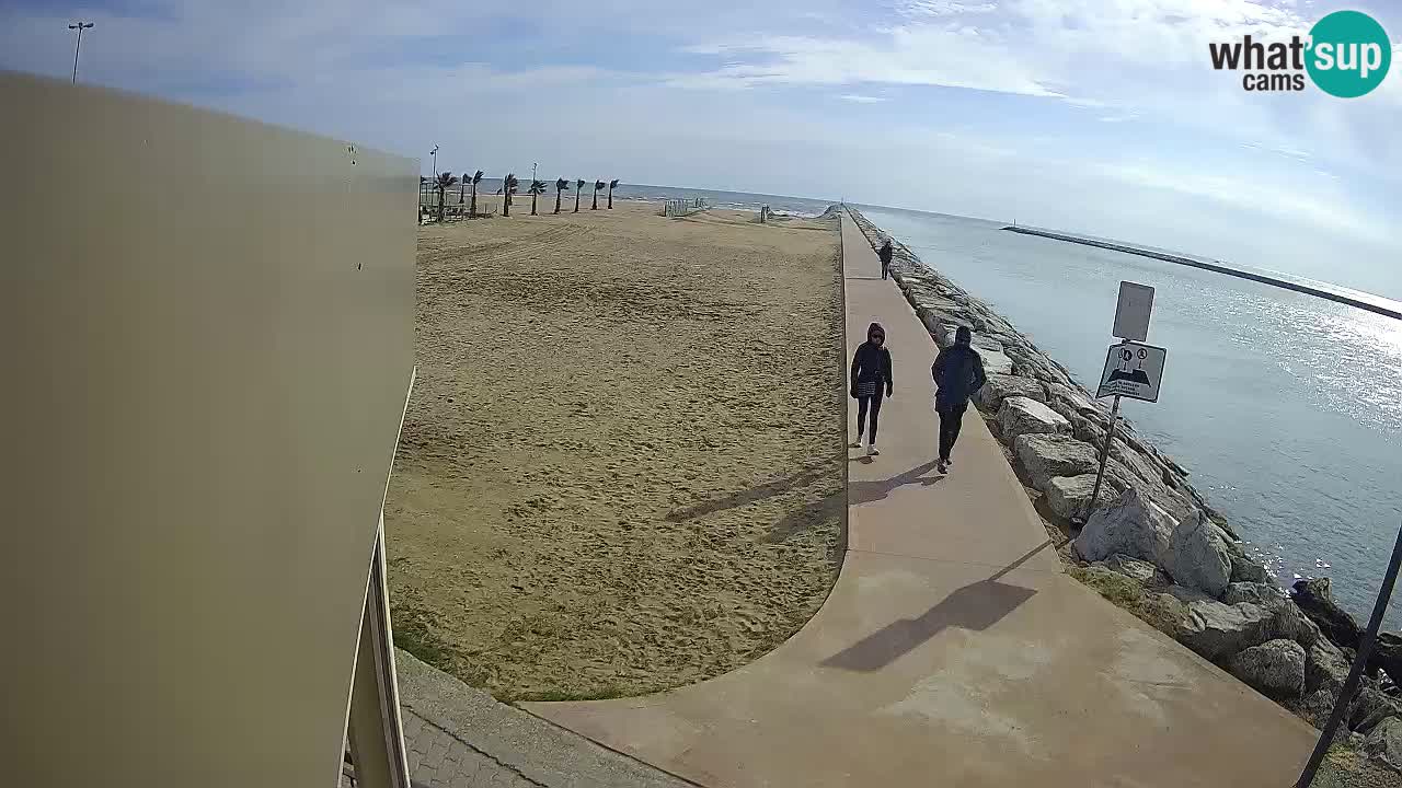 Caorle Pic Nic Ponente strand webcam – kanal Livenza