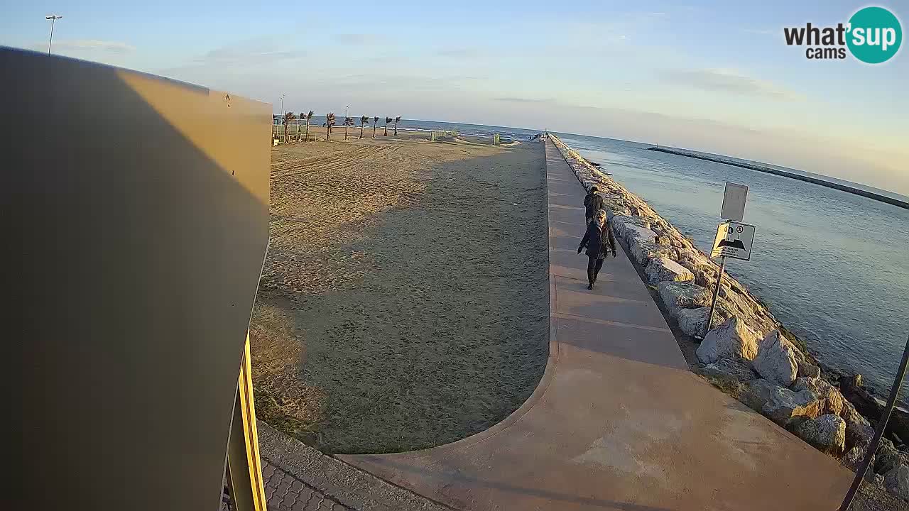 Caorle Pic Nic Ponente strand webcam – kanal Livenza