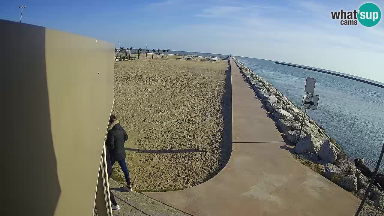 Caorle Pic Nic web cam – spiaggia Ponente – presso la foce del fiume Livenza