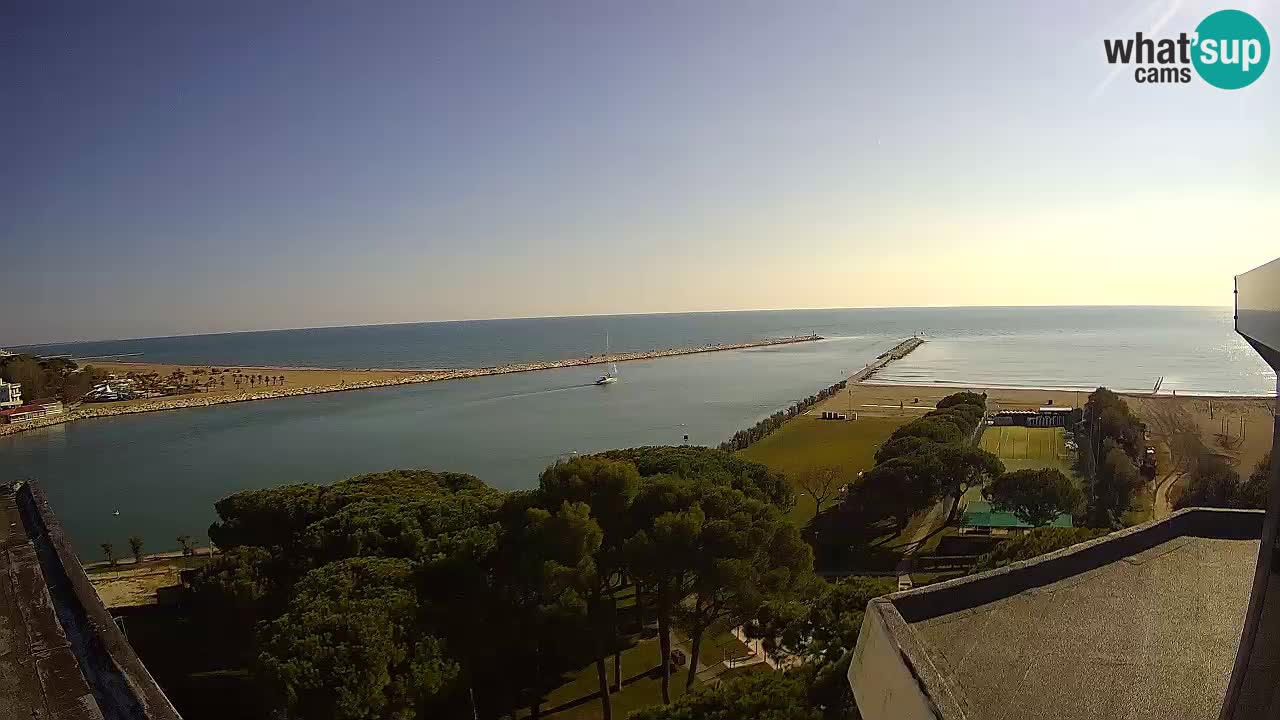 Caorle Pic Nic web cam – spiaggia Ponente – presso la foce del fiume Livenza
