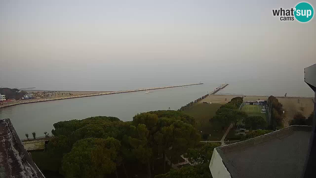 Caorle Pic Nic Ponente strand webcam – kanal Livenza