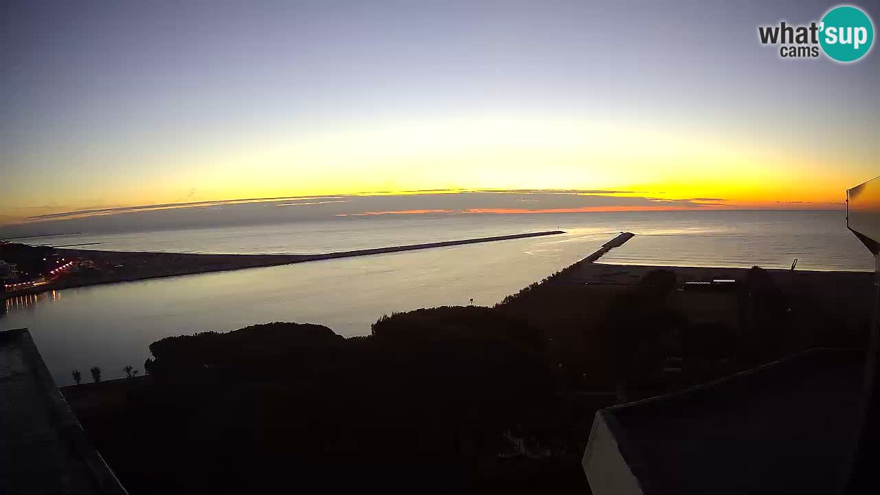 Caorle webcam Pic Nic – plage Ponente – rivière Livenza