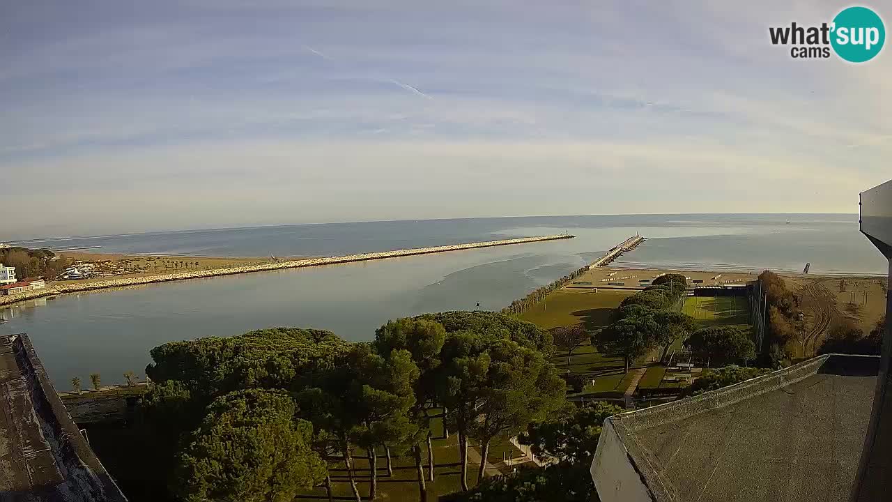 Caorle Pic Nic web cam – spiaggia Ponente – presso la foce del fiume Livenza