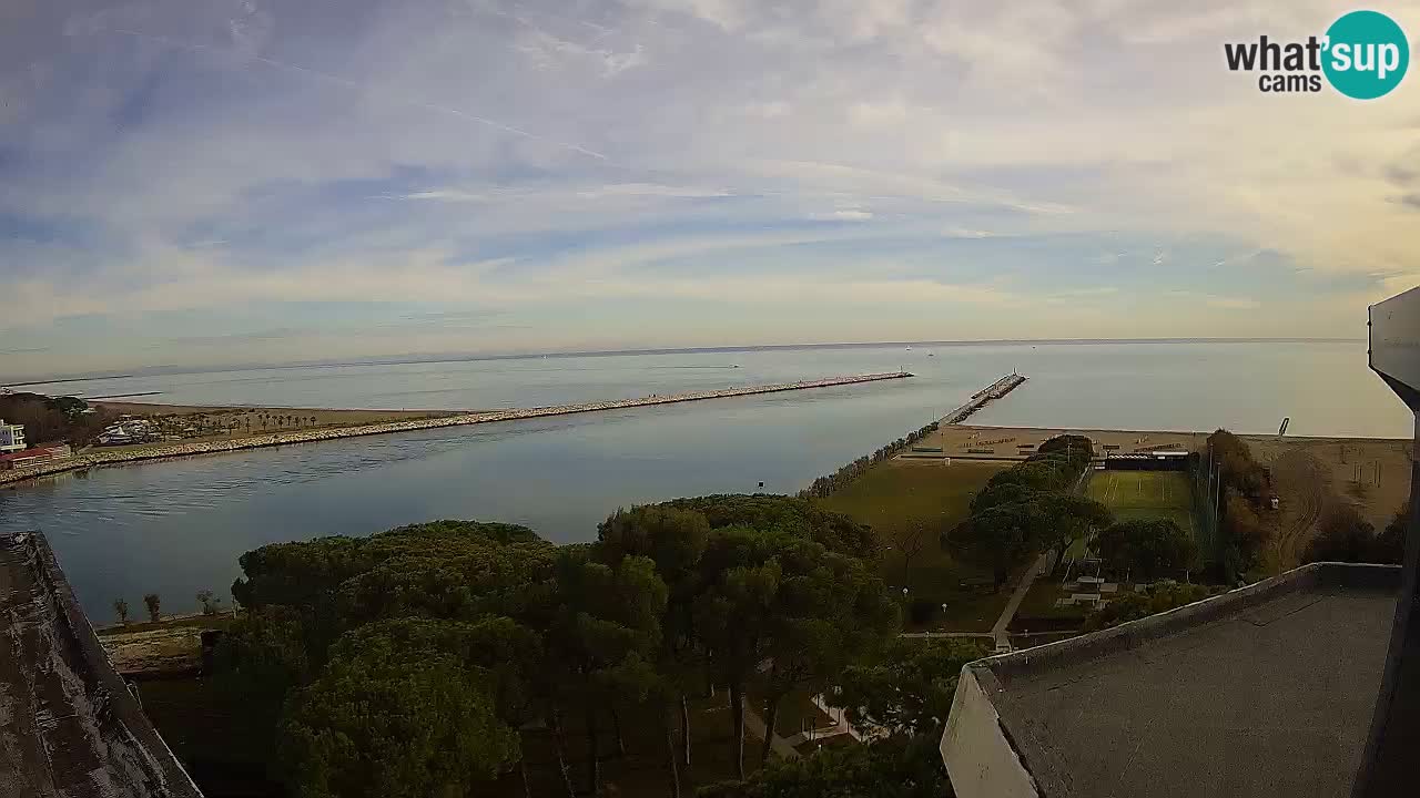 Spletna kamera Pic Nic Caorle – ob kanalu Livenza – Plaza Ponente