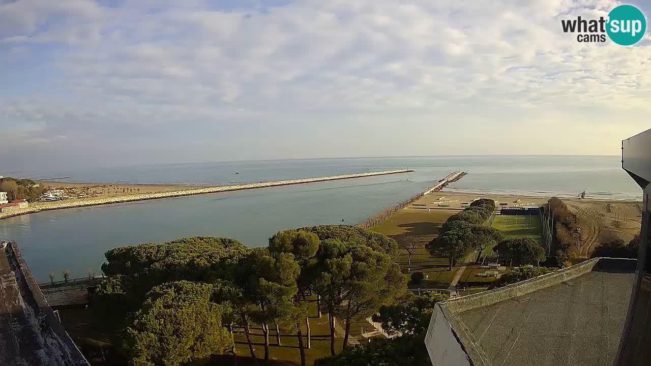 Caorle Pic Nic Ponente strand webcam – kanal Livenza