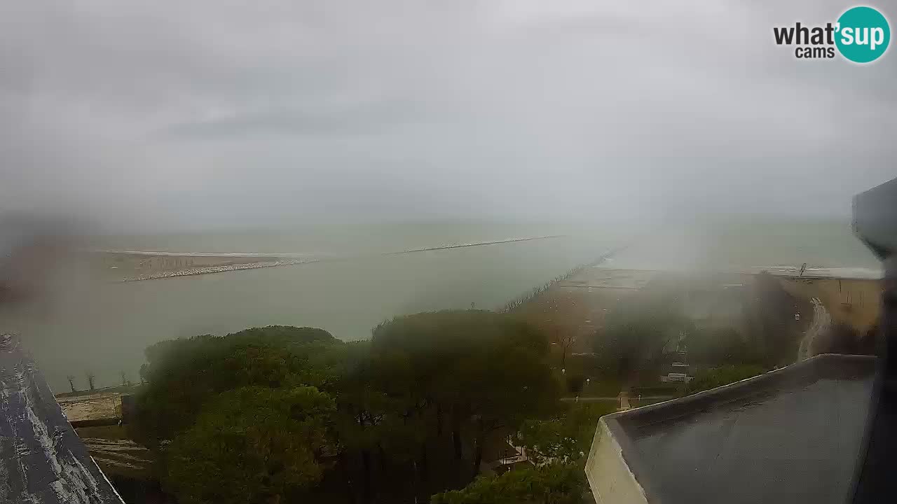 Caorle webcam Pic Nic – plage Ponente – rivière Livenza