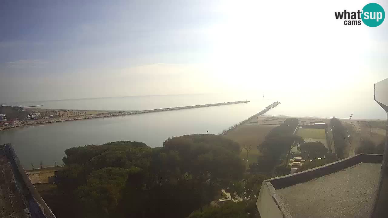 Caorle webcam Pic Nic – plage Ponente – rivière Livenza