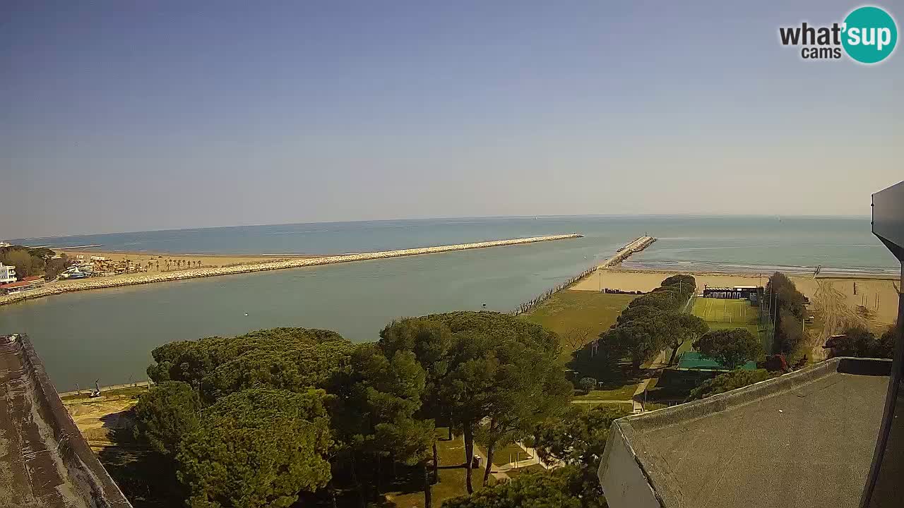 Caorle Pic Nic Ponente strand webcam – kanal Livenza