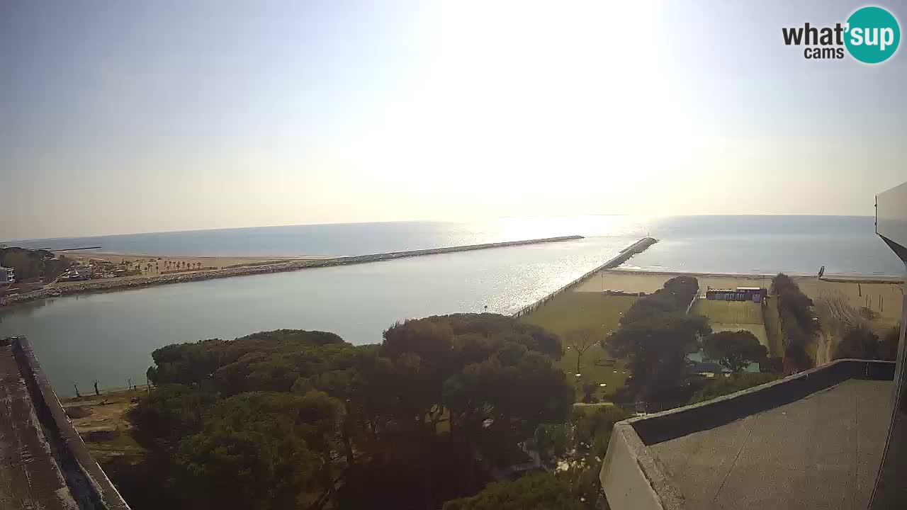 Spletna kamera Pic Nic Caorle – ob kanalu Livenza – Plaza Ponente